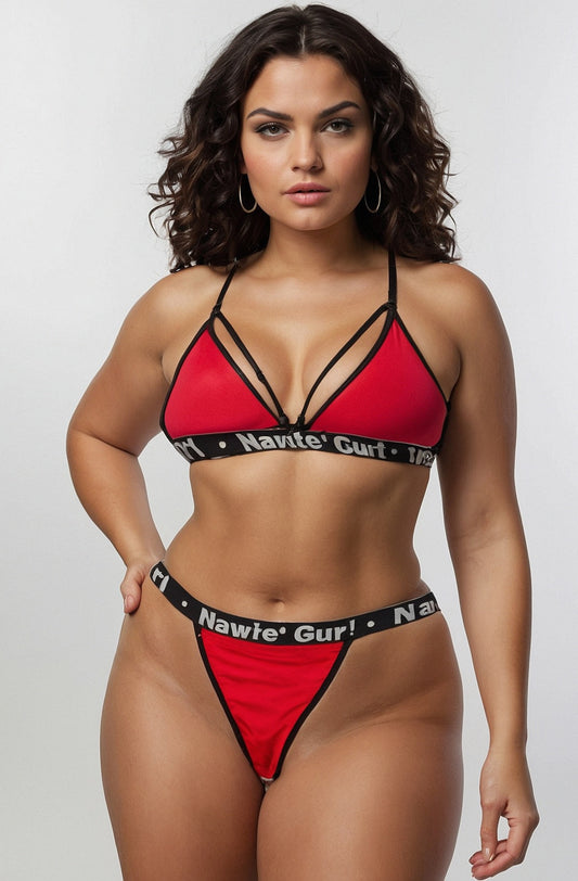 Sexy Lingerie Femme Underwear G-String Set